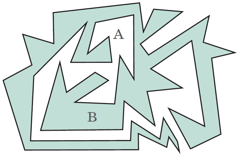 Две области на графе