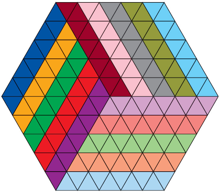 Рис. 4. Деление на 3N частей