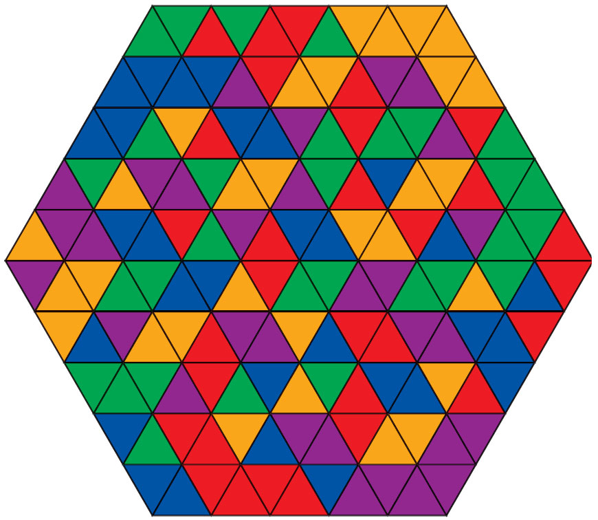 Рис. 6. Деление на 5 частей