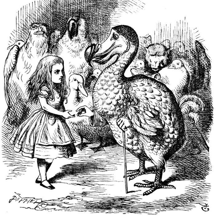 Иллюстрация Дж. Тенниела к «Алисе в Стране чудес» (1865)