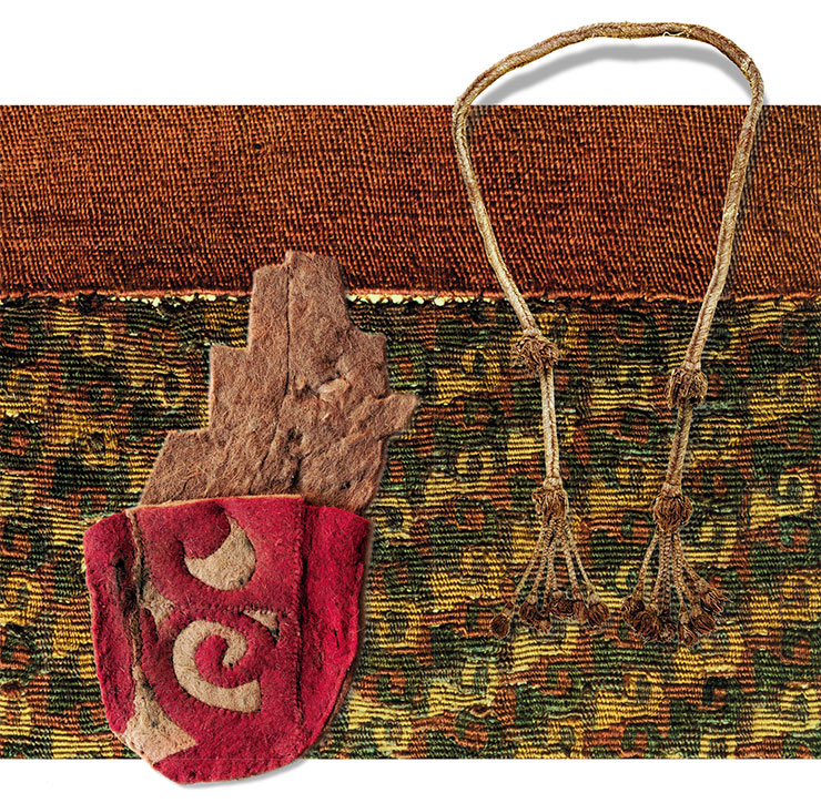 Фрагмент шерстяной юбки из Второго Пазырыкского кургана