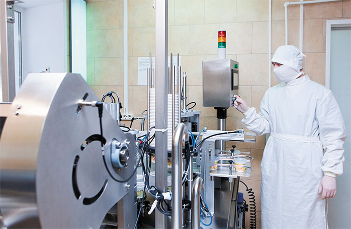 Производство продуктов с живыми пребиотическими культурами на новосибирском предприятии