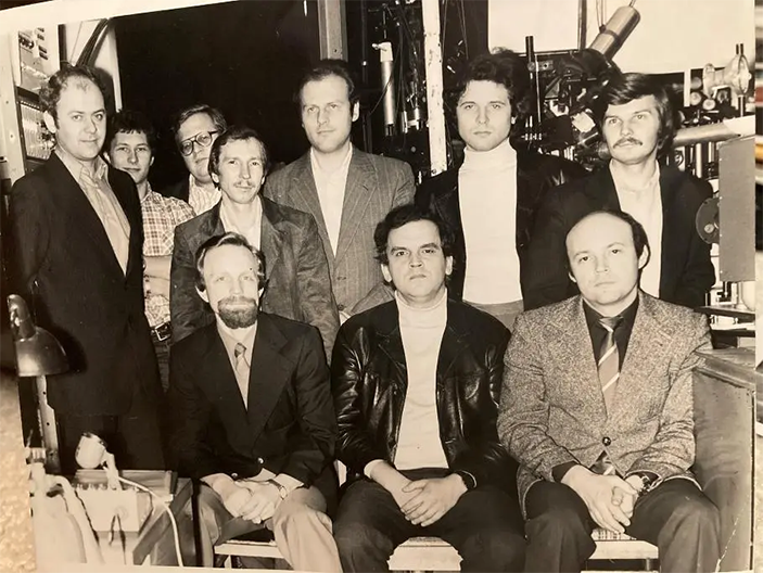Группа А. С. Шиканов победительница конкурса на лучшую группу ФИАНа 1978