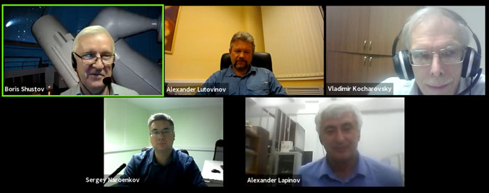 Модератором диалога о современной наблюдательной астрономии стал председатель ННПЦ «Знание-НН», зав. лабораторией ИПФ РАН Александр Лапинов («Троицкий вариант» № 22, 2020)