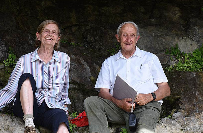 Анри де Люмле с супругой Мари-Антуанетт. Фото: Лидия Зоткина («Коммерсантъ Наука» №6, сентябрь 2017)  