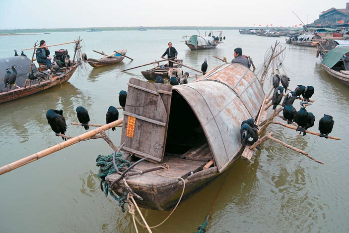 Классическая рыболовецкая лодка на оз. Поян («Природа» №5, 2017)