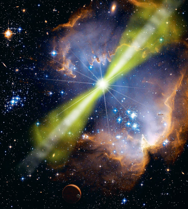 Поймать частицу и понять Вселенную. Иллюстрация NASA