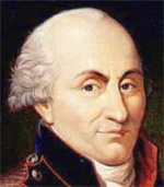 <b>Шарль Огюстен де Кулон</b> (1736–1806)<br> Французский инженер и учёный-физик, исследователь электромагнитных и механических явлений. Его именем названы единица электрического заряда и закон взаимодействия электрических зарядов