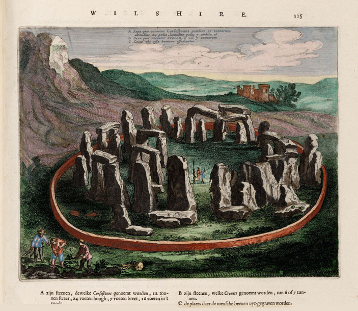 Изображение Стоунхенджа, сделанное в 1645 году («Троицкий вариант» №14, 2020)