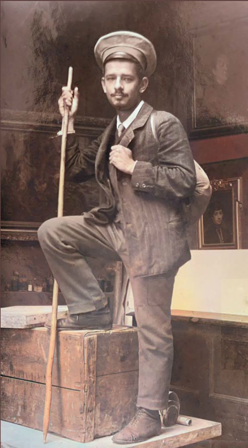 Г. Г. Манизер после путешествия по Кавказу. 1907