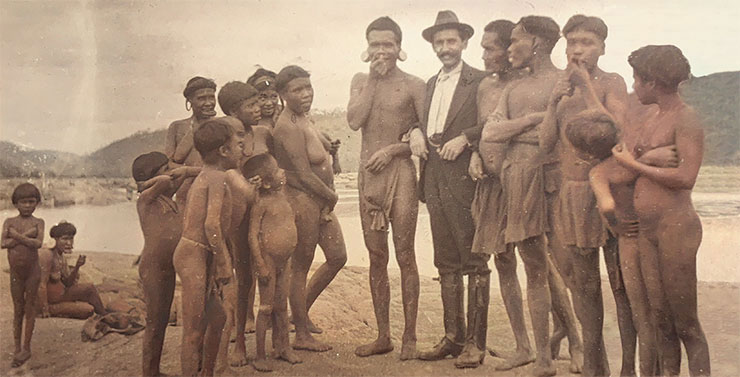 Индейцы племени ботокудо. Фото Г.Г.Манизера