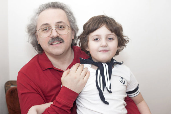 А. Сергеев с дочерью («ТрВ» №2(246), 30.01.2018)