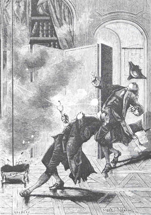 Трагическая смерть Георга Рихмана от удара шаровой молнии. Wikimedia Commons / PD («Наука и жизнь» №2, 2017)