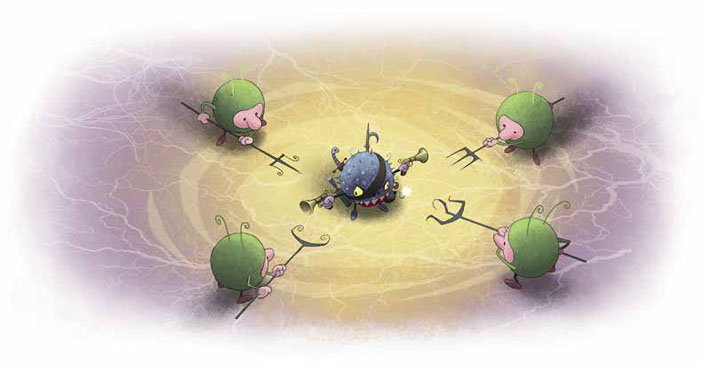 Рисунок Алексея Вайнера («Квантик» №9, 2019)