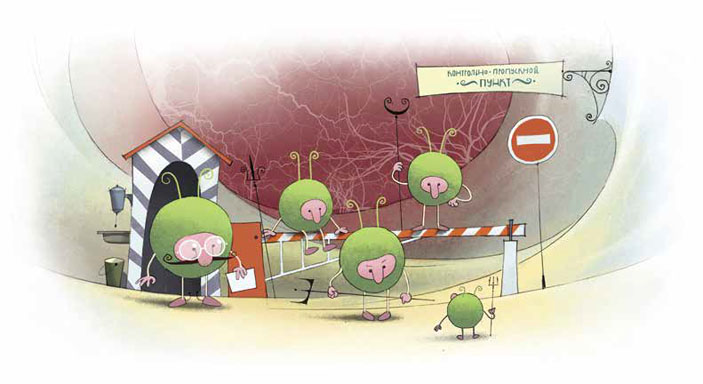 Рисунок Алексея Вайнера («Квантик» №9, 2019)