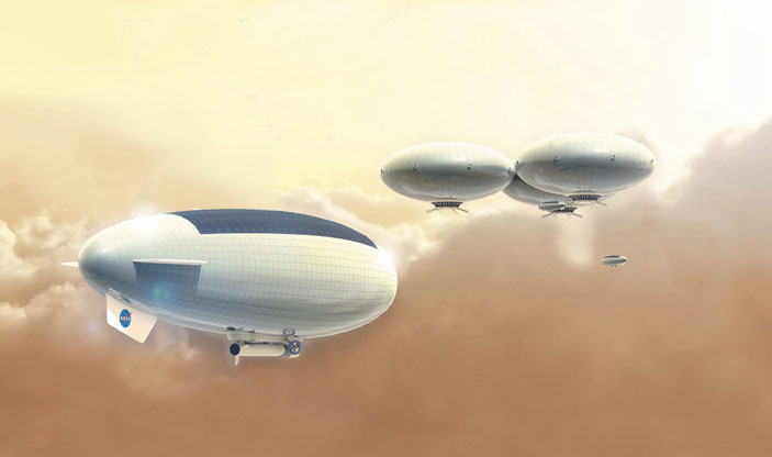 Придуманный инженерами Northrop Grumman венерианский летательный аппарат («Популярная механика» №10, 2019)