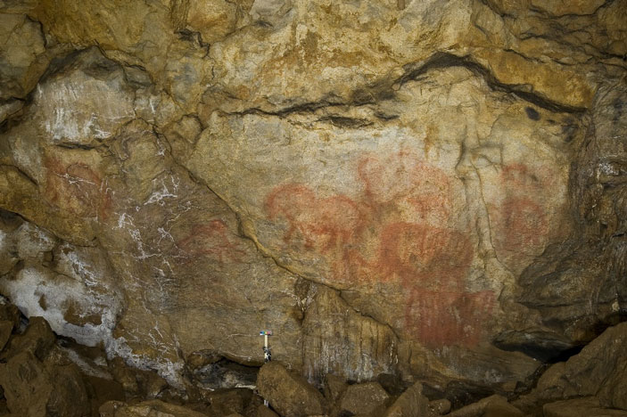 Рис. 4. Композиция восточной стены Зала Рисунков