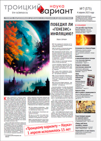«Троицкий вариант» №7(375),  2023