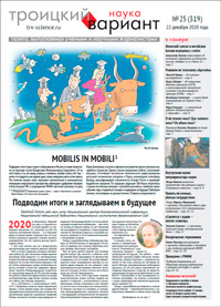 «Троицкий вариант» №25(319),  2020