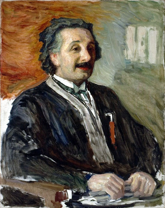 Альберт Эйнштейн. Портрет кисти Леонида Пастернака. 1924 год