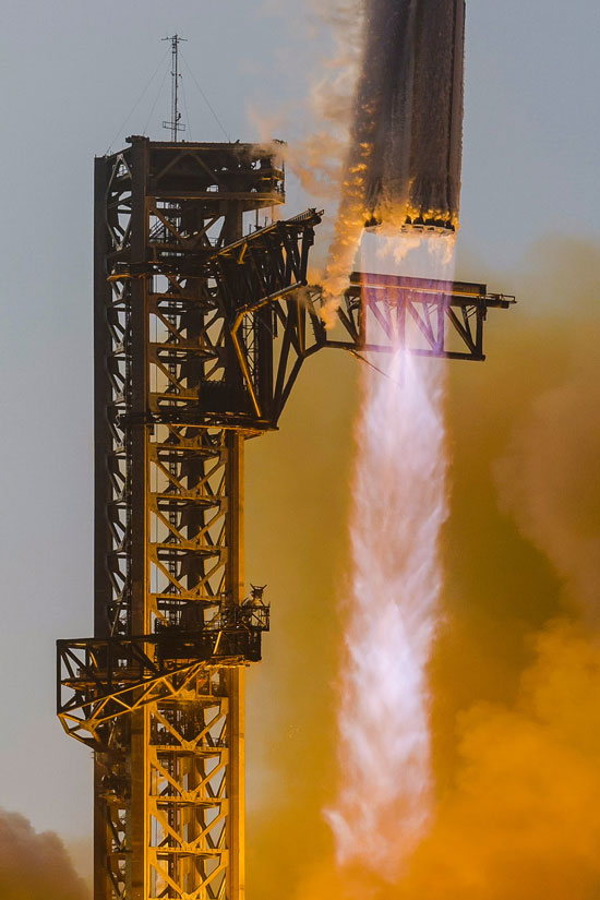 Девятый испытательный полет системы Starship