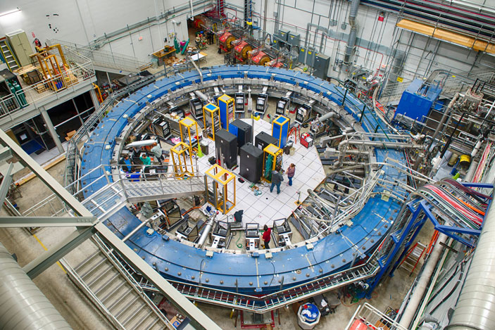 Ускоритель в Фермилабе для эксперимента Muon g−2