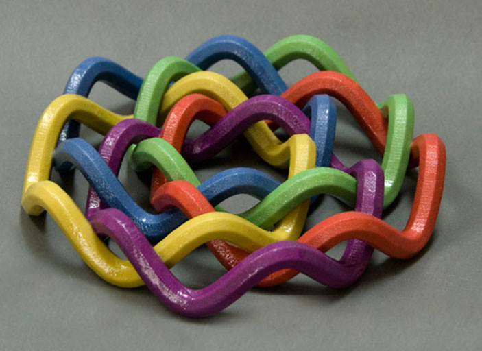 Marc Chamberland. Borromean Five. 2013 Bridges Conference