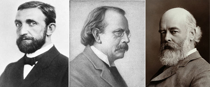 «Черносотенец Пауль [на самом деле Филипп] Ленард, поповствуюший консерватор Дж.Дж.Томсон, спирит Оливер Лодж»