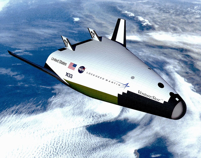 X-33 Venture Star в представлении художника