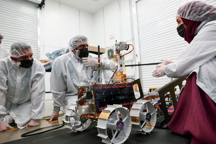 Луноход «Рашид-2» в JPL Environmental Test Lab