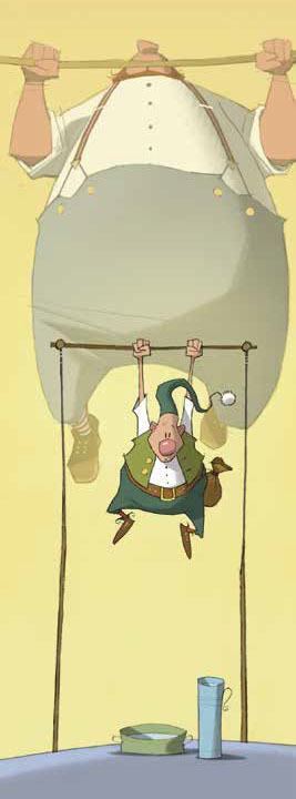 Рисунок Алексея Вайнера («Квантик» №4, 2021)