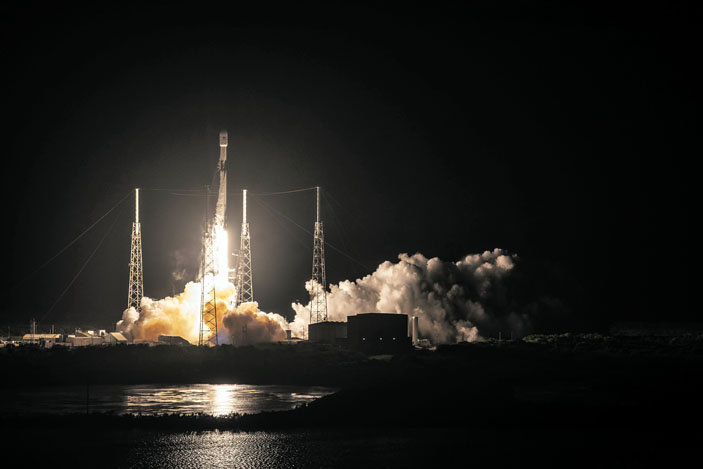 Старт ракеты-носителя Falcon 9 со спутниками системы Starlink 24 мая 2019 года («Троицкий вариант» №11, 2019)