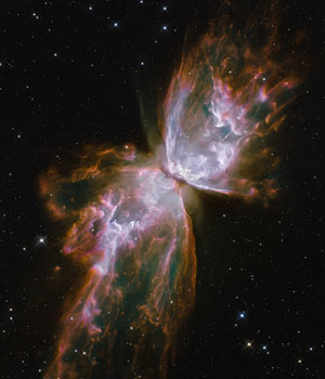 Планетарная туманность «Бабочка» Credit: NASA / ESA / Hubble («Наука из первых рук» №5–6 (71–72), 2016)