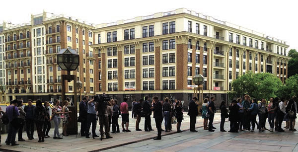 Лекция Джеймса Уотсона в Москве