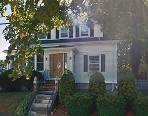 Дом, в котором жил Вудворд в детстве («Квантик» №5, 2021) 