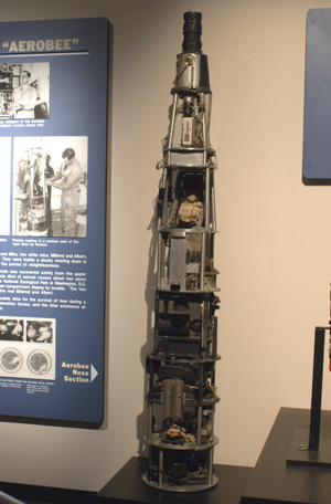 Рис. 1. Головная часть ракеты Aerobee-150. Фото с сайта www.nationalmuseum.af.mil