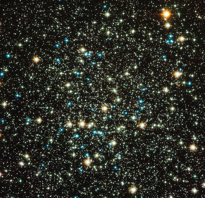Рис. 1. Наиболее яркие в шаровом скоплении NGC 288 звезды асимптотической ветви гигантов диаграммы Герцшпрунга — Рассела («Троицкий вариант» №22, 2019)