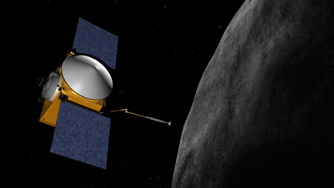 Компьютерная модель космического аппарата OSIRIS-REx