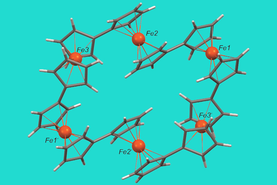 Ферроценильное «чёртово колесо»