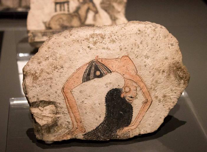 Остракон танцовщица