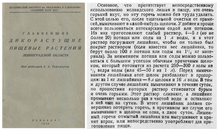 Рецепты с цетрарией