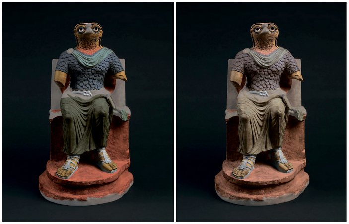 Цветная скульптура Хора