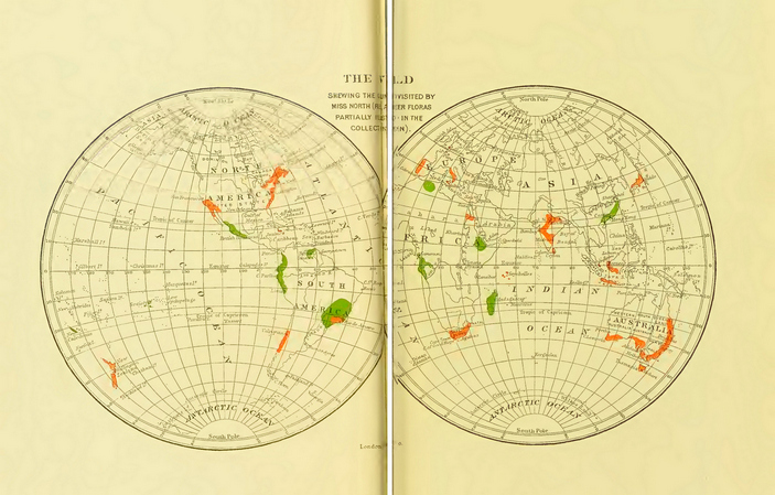 Карта путешествий Норт