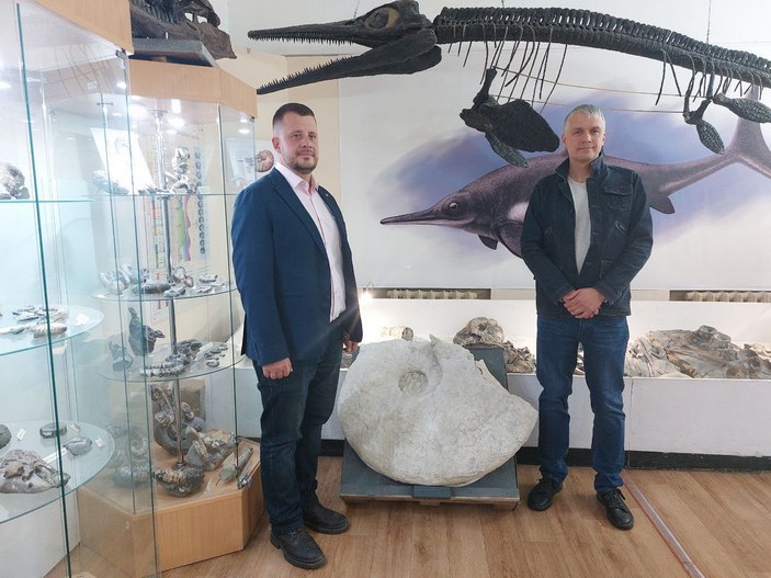 Аммонит в Ундоровском музее