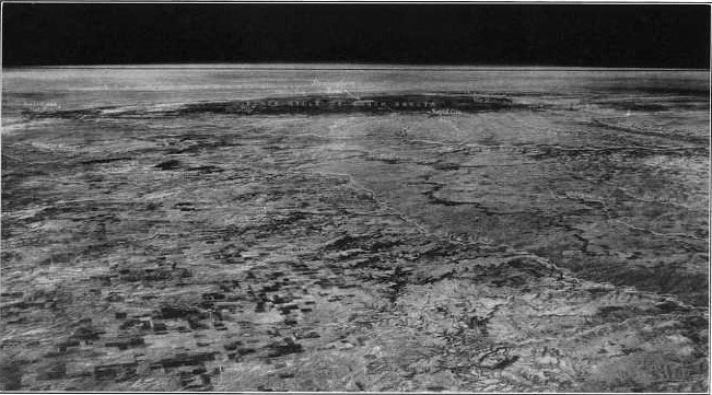 Фотография Земли, сделанная 11 ноября 1935 года с борта стратостата Explorer II