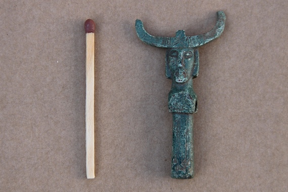 «Рогатая» фигурка скандинавского бога