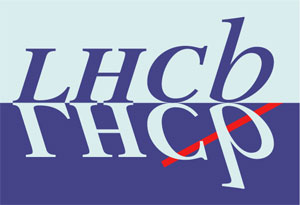 Рис.&nbsp;1. Логотип LHCb выражает главную задачу эксперимента&nbsp;— изучение эффектов CP-нарушения