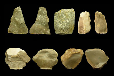 Олдувайские артефакты из Айн Бушери