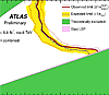 Ограничения снизу на массы скварков и глюино, полученные детектором ATLAS