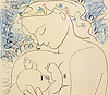 Литография Пабло Пикассо «Материнство», 1963 год. Частная коллекция. С открытки Editions Hazan, Paris © SPADEM 1993
